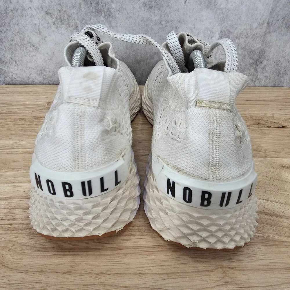 Nobull Allday Knit‎ Running Shoes Mens 10.5 White Sneakers Trainers CrossFit